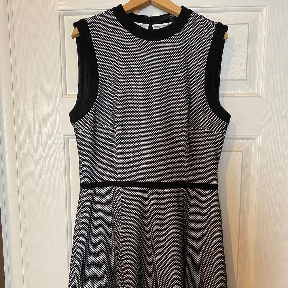Tibi Fit & Flare Sleeveless Dress